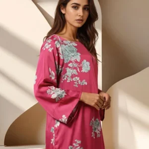 2 Piece Silk Suit- Embellished (Pret)